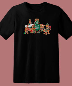 Pluto Chip Dale Christmas 80s T Shirt Style 1