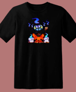 Pokemon Chandelure Litwick Pikachu 80s T Shirt 1
