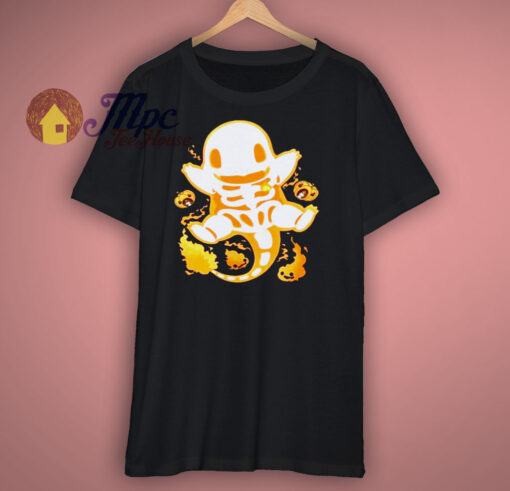 Pokemon Charmander Skeleton T Shirt