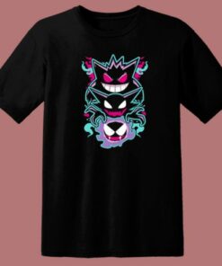 Pokemon Gengar Haunting Ghost T Shirt Style 1 Pokemon Gengar Haunting Ghost T Shirt Style 2