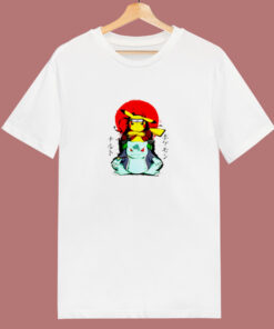 Pokemon Naruto 80s T Shirt 1