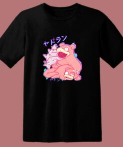 Pokemon Slowpoke And Slowbro 80s T Shirt
