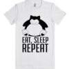 Pokemon Snorlax Eat, Sleep Repeat Unisex Premium T shirt Size S,M,L,XL,2XL