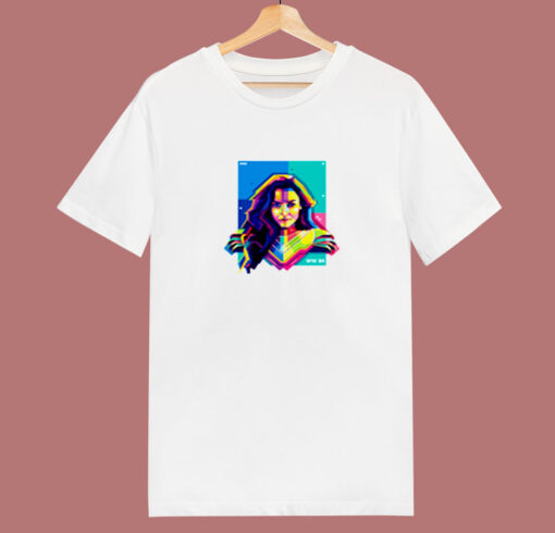 Pop Art Gal Gadot Wonder Women 84 80s T Shirt