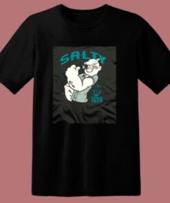 Popeye Salty Since 1929 80s T Shirt