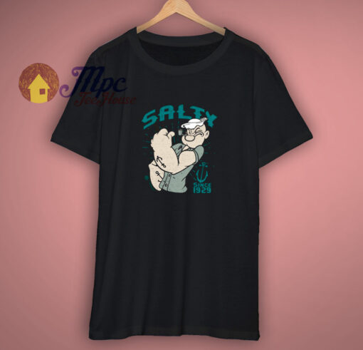 Popeye Salty Since 1929 Charcoal Shirts