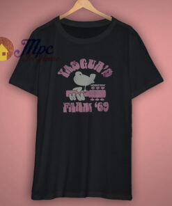 Popfunk Woodstock Music Festival Yasgurs Farm 69 T Shirt 1