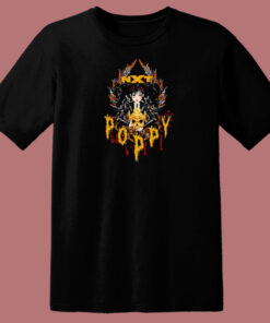 Poppy And Triple H Gold Skull T Shirt Style