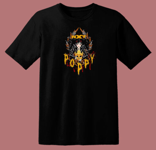 Poppy And Triple H Gold Skull T Shirt Style