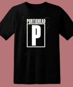 Portishead Logo 80s T Shirt 1 Portishead Logo 80s T Shirt 2