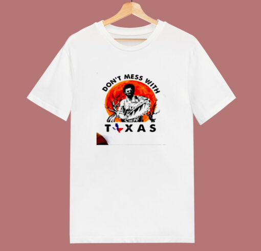 Pretty Leatherface Dont Mess With Texas Sunset 80s T Shirt
