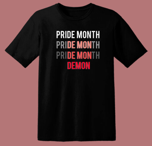 Pride Month Demon Satan T Shirt Style