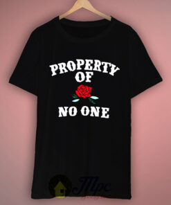 Property Of No One T Shirt