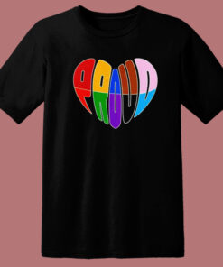 Proud Progress Heart T Shirt Style 1