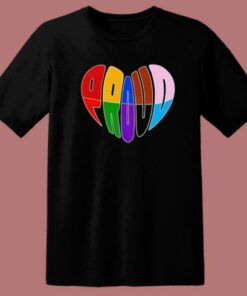 Proud Progress Heart T Shirt Style 1 Proud Progress Heart T Shirt Style 2