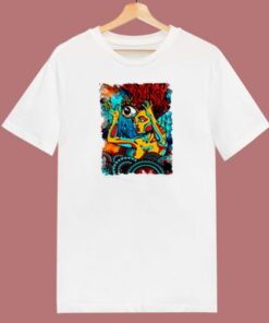Psychedelic Trippy Sexy 80s T Shirt