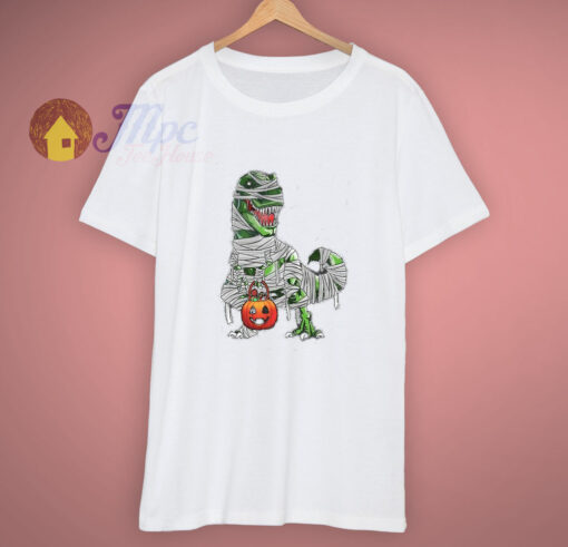 Pumpkin Dinosaur Mummy Cute T Shirt