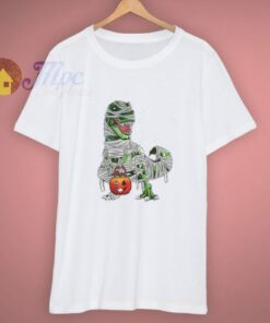 Pumpkin Dinosaur Mummy Cute T Shirt