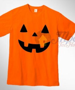 Pumpkin Face Halloween T Shirt 3