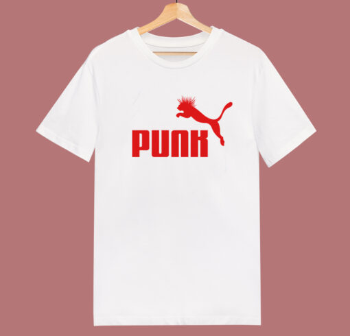 Punk Puma Logo Parody T Shirt Style