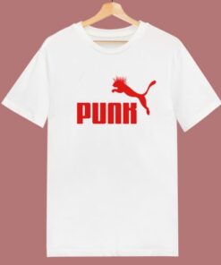 Punk Puma Logo Parody T Shirt Style