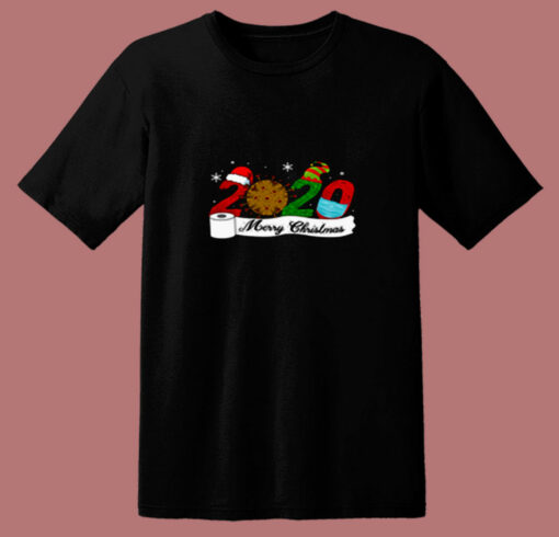 Quarantine Christmas Merry Christmas 2020 80s T Shirt