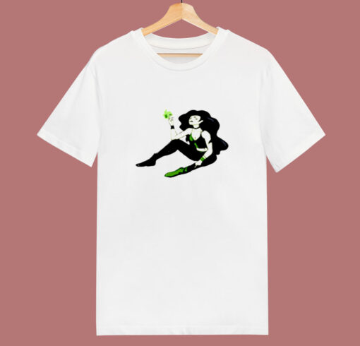 Queen Of Kick You In The Face Baddass Vibes Shego 80s T Shirt