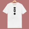 Queen Of Spades Card Matching Halloween 80s T Shirt