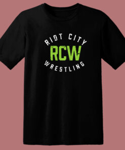 RCW Riot City Wrestling T Shirt Style