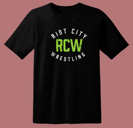 RCW Riot City Wrestling T Shirt Style