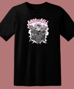 Raccoon Plays Drum T Shirt Style 2