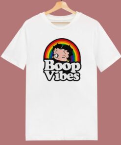 Rainbow Boop Vibes T Shirt Style
