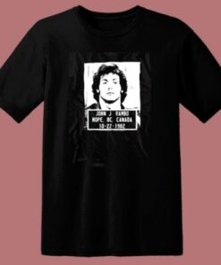 Rambo Police Mugshot 80s T Shirt 1 Rambo Police Mugshot 80s T Shirt 2