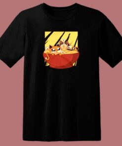 Ramen Cat 80s T Shirt