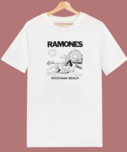 Ramones Rockaway Beach 80s T Shirt Style