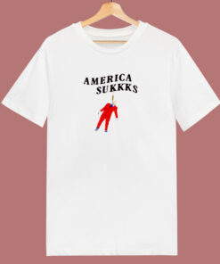 Rare America Sukkks Unisex 80s T Shirt Rare America Sukkks Unisex 80s T Shirt