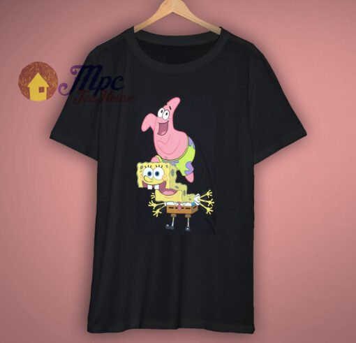 Rare Vintage Spongebob and Patrick Star T-Shirt