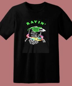 Rave Party Neon Bird Funny 80s T Shirt 1 Rave Party Neon Bird Funny 80s T Shirt 2