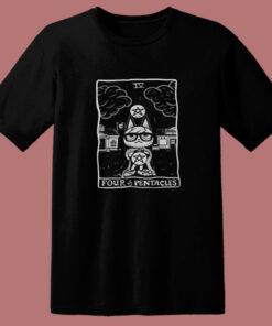 Raymond As Four Of Pentacles 80s T Shirt Raymond As Four Of Pentacles 80s T Shirt