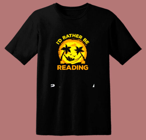 Reading Beach Summer 80s T Shirt