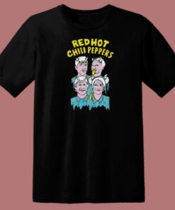 Red Hot Chili Peppers Illustrated 80s T Shirt Style