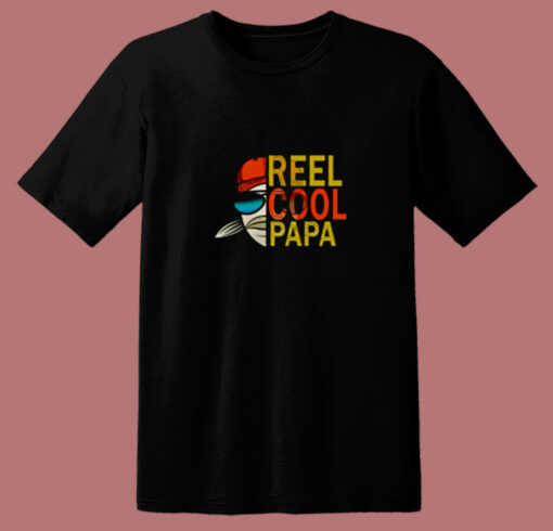 Reel Cool Fishing Papa 80s T Shirt