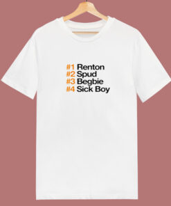Renton Spud Begbie Sick Boy 80s T Shirt