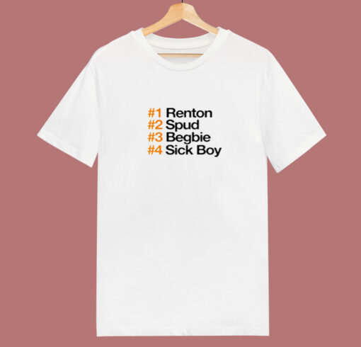 Renton Spud Begbie Sick Boy 80s T Shirt