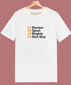 Renton Spud Begbie Sick Boy 80s T Shirt