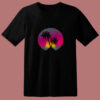 Retro 80s Aesthetic Sunset In A Circle 80s T Shirt