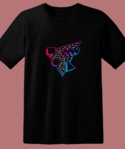 Retro 80s Neon Memphis Style 80s T Shirt