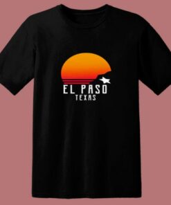 Retro El Paso Texas Sunset 80s T Shirt 1 Retro El Paso Texas Sunset 80s T Shirt 2
