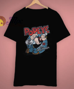 Retro Look Popeye The Sailorman T Shirt 1