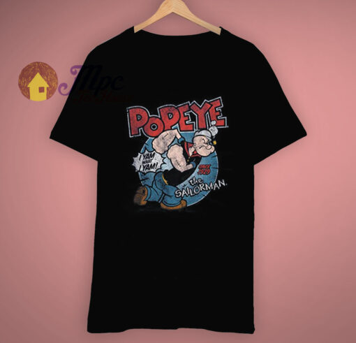 Retro Look Popeye The Sailorman T Shirt